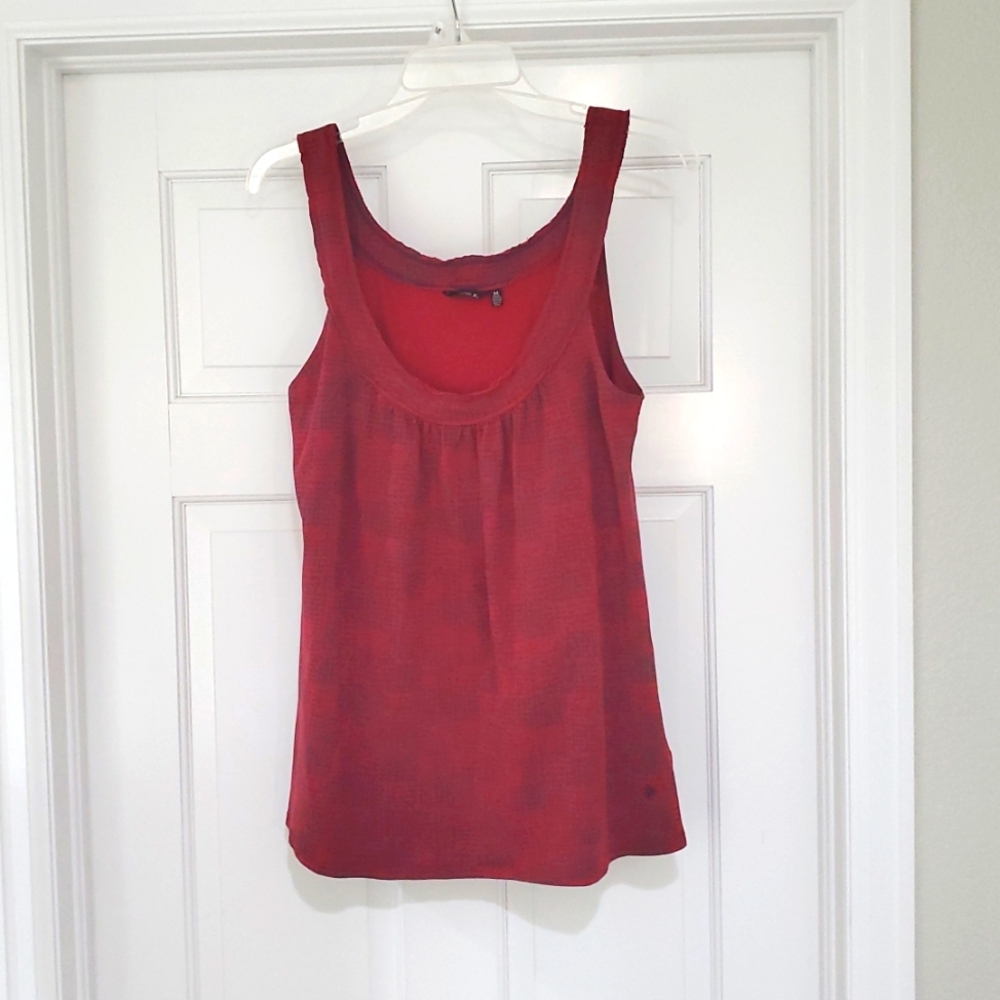Hurley Women's Red/Blue Sleeveless Top Sz M